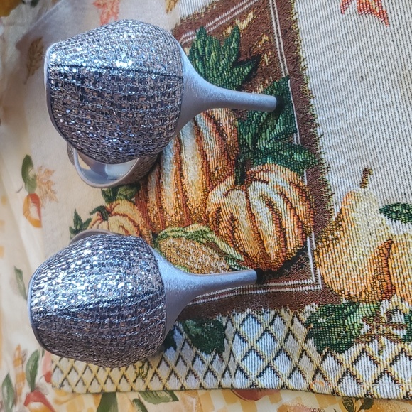 👠 Nina Fern GM Pewter Glitter 2" 8m heels - Picture 9 of 12